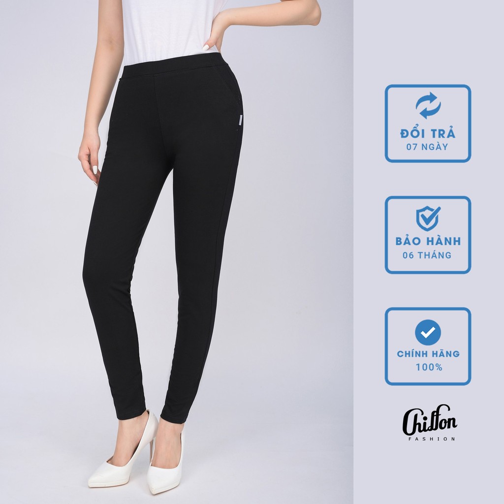 Quần legging nữ siêu co giãn_Thời Trang Chiffon (Form bé)