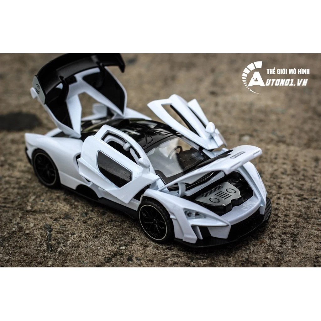 MÔ HÌNH XE MCLAREN SENNA WHITE 1:32 NEWAO 7001