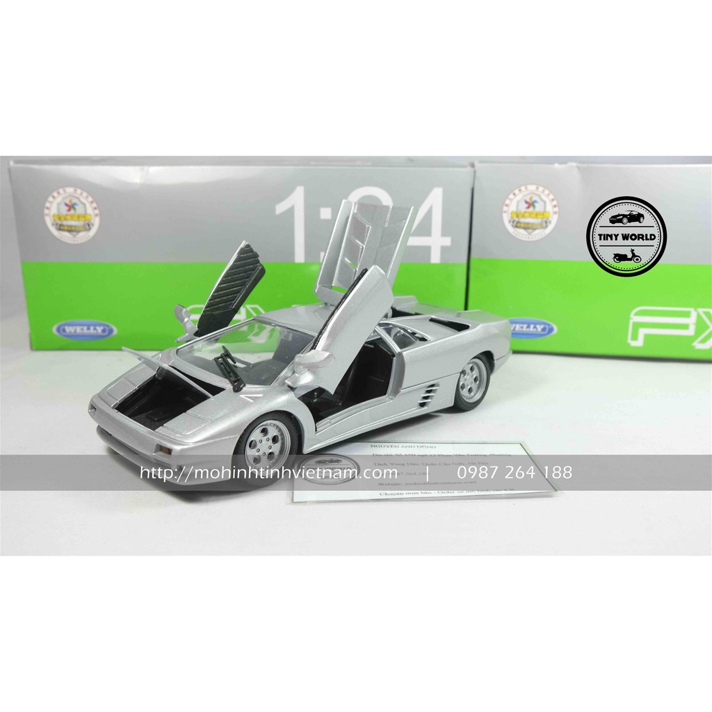 Mô hình ô tô lamborghini DIABLO 1:24 WELLY