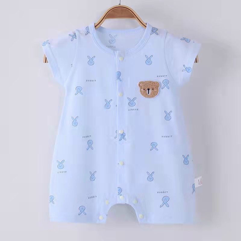 Bộ body cho bé sơ sinh hàng Quảng Châu, bộ đồ liền thân bé trai, bé gái chất liệu cotton cao cấp mềm mịn size 3-12kg