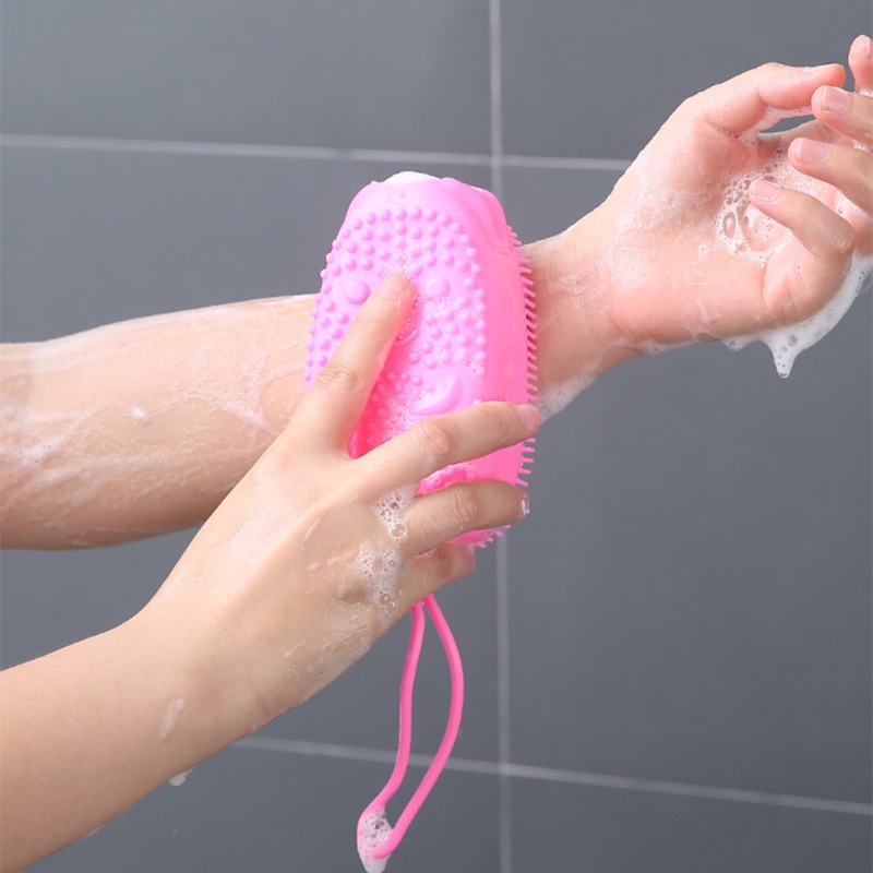 Mút Tắm Silicone Hai Mặt Tẩy Tế Bào Chết Giúp Cơ Thể Sạch Sẽ YOUYO