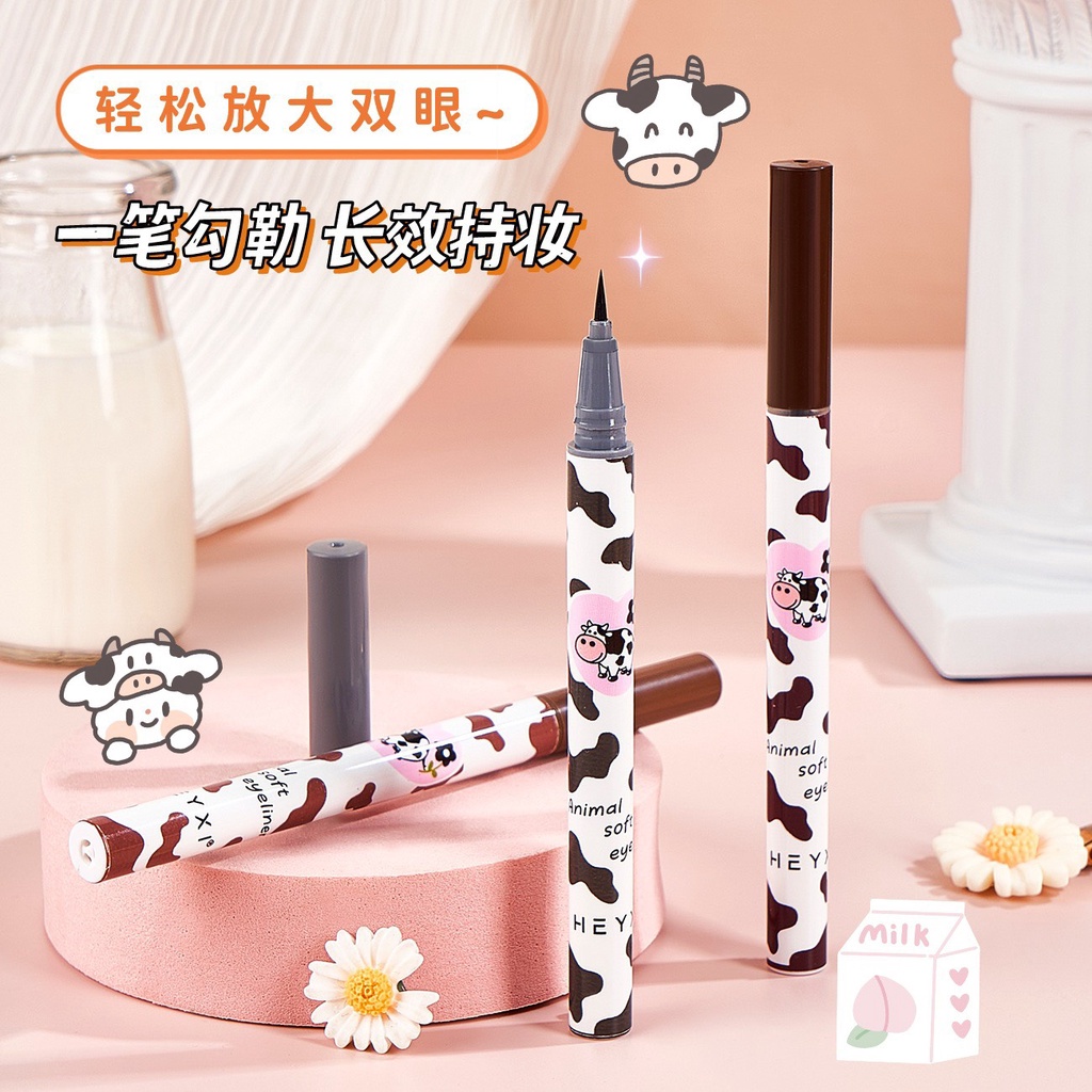 Bút kẻ mắt HEYXI Eyeliner bò sữa chống thấm nước lâu trôi nhanh khô HBKM3