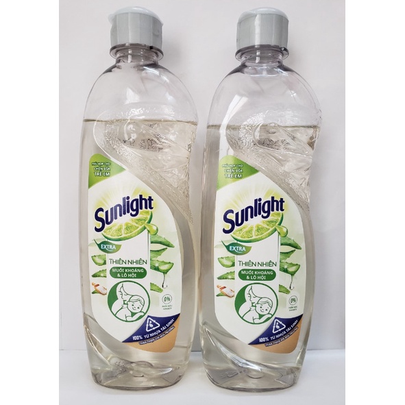 Nước Rửa Chén Sunlight Thiên Nhiên chai 370g