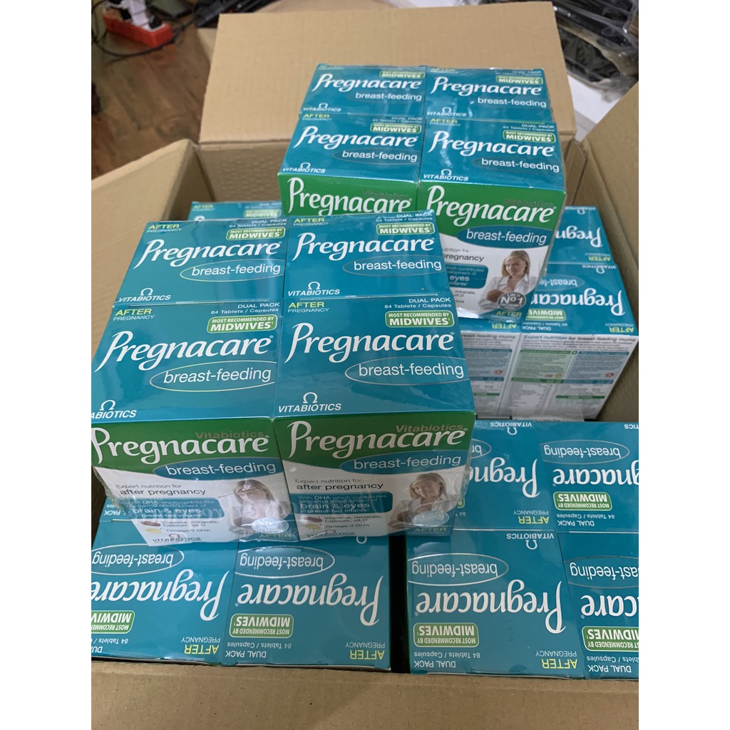 VITAMIN TỔNG HỢP PREGNACARE SAU SINH - UK (Mẫu mới Date 02/2023)