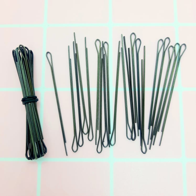 Kẹp tóc đen, kẹp tăm xỉa màu đen bịch 50 cái, kẹp ghim tóc