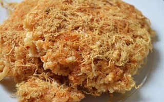 Cơm cháy siêu chà bông nhà làm