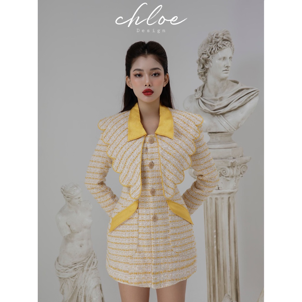 Set dạ Helen Dress 20 - Chất liệu Tweed - Có thể thay đổi màu và đặt may theo số đo riêng