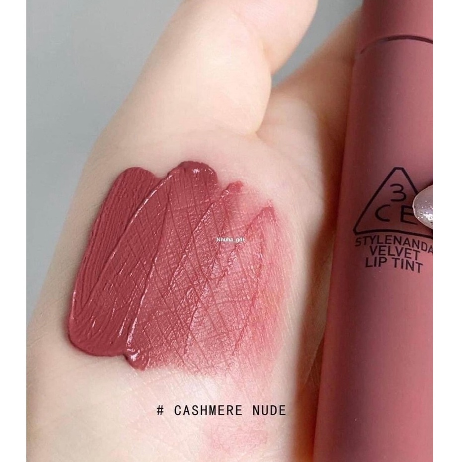 Son Kem 3CE VELVET LIP TINT #CASHMERE NUDE
