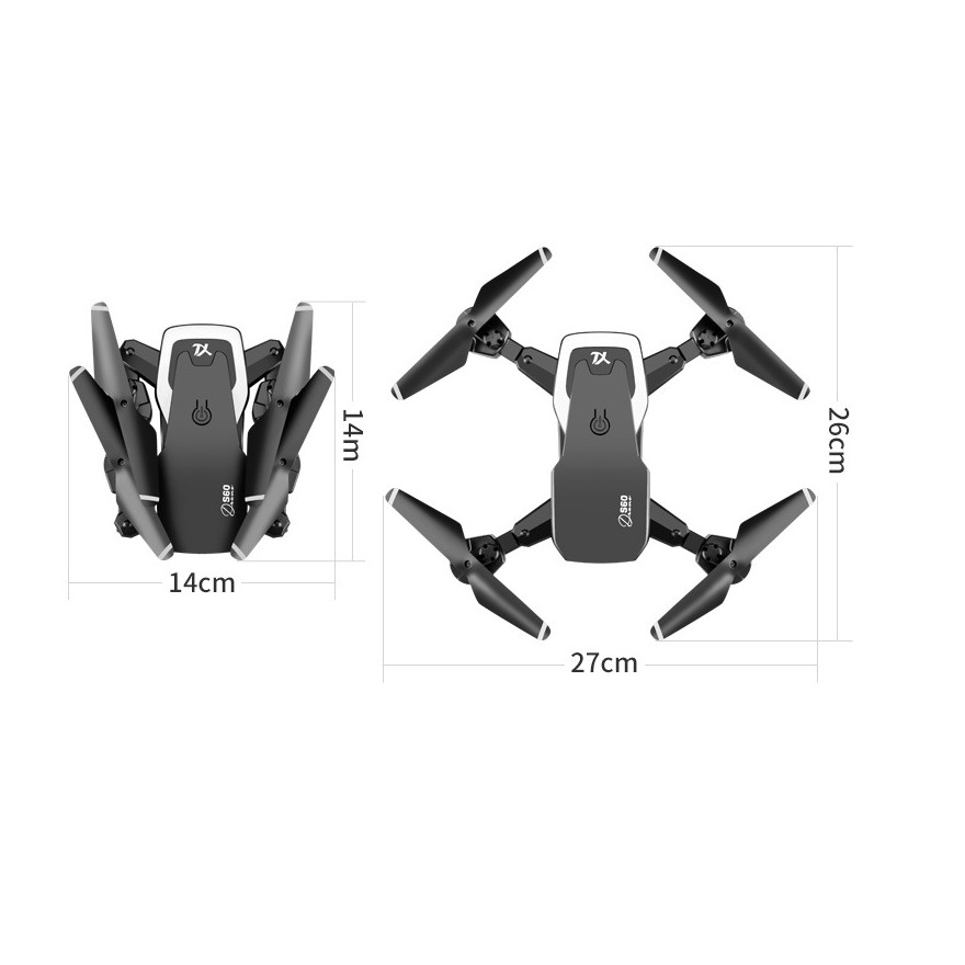 Flycam chất lượng video 4K Mini - Drone 4K Chuyên nghiệp- Tự nhận diện cử chỉ Điều khiển từ xa