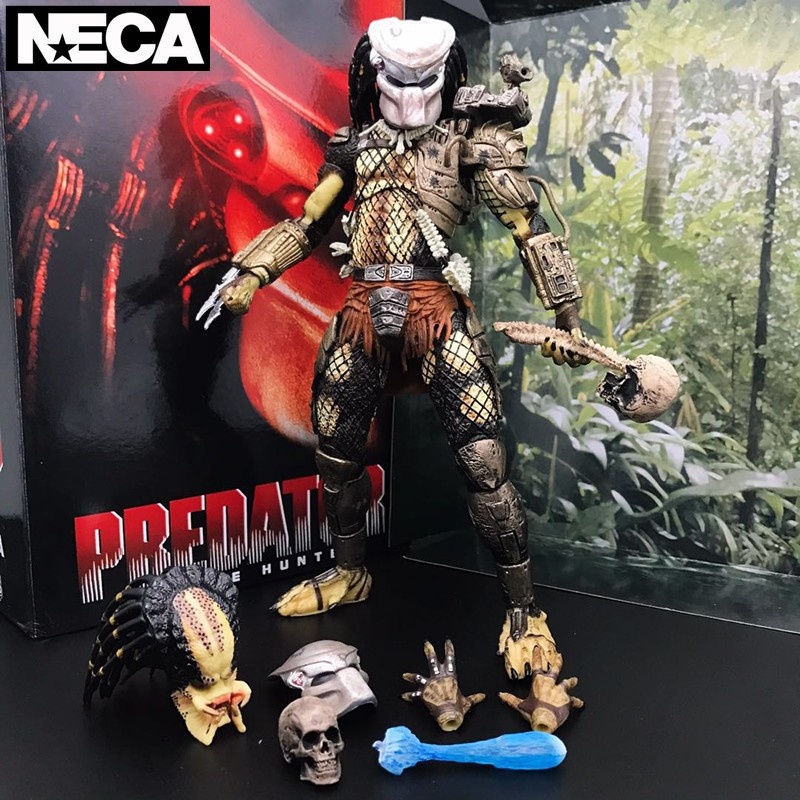 7 inch Ultimate Jungle Hunter Predator Resin Nhựa đúc Mô hình Predator Nhân vật Mô hình Trang trí Mô hình Bộ lắp ráp (sơn) đồ chơi hình nhựa