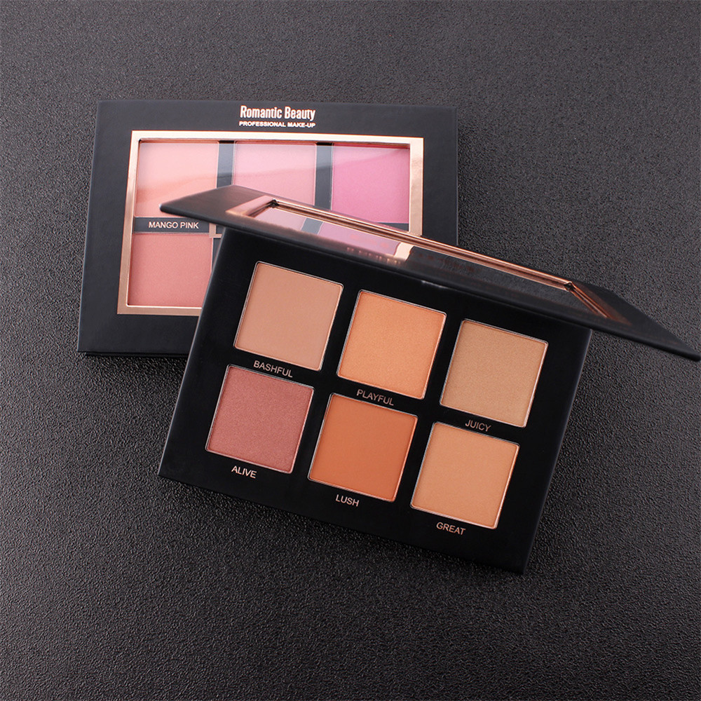 Bảng phấn má hồng 6 màu lãng mạn lâu trôi làm sáng da
 | BigBuy360 - bigbuy360.vn