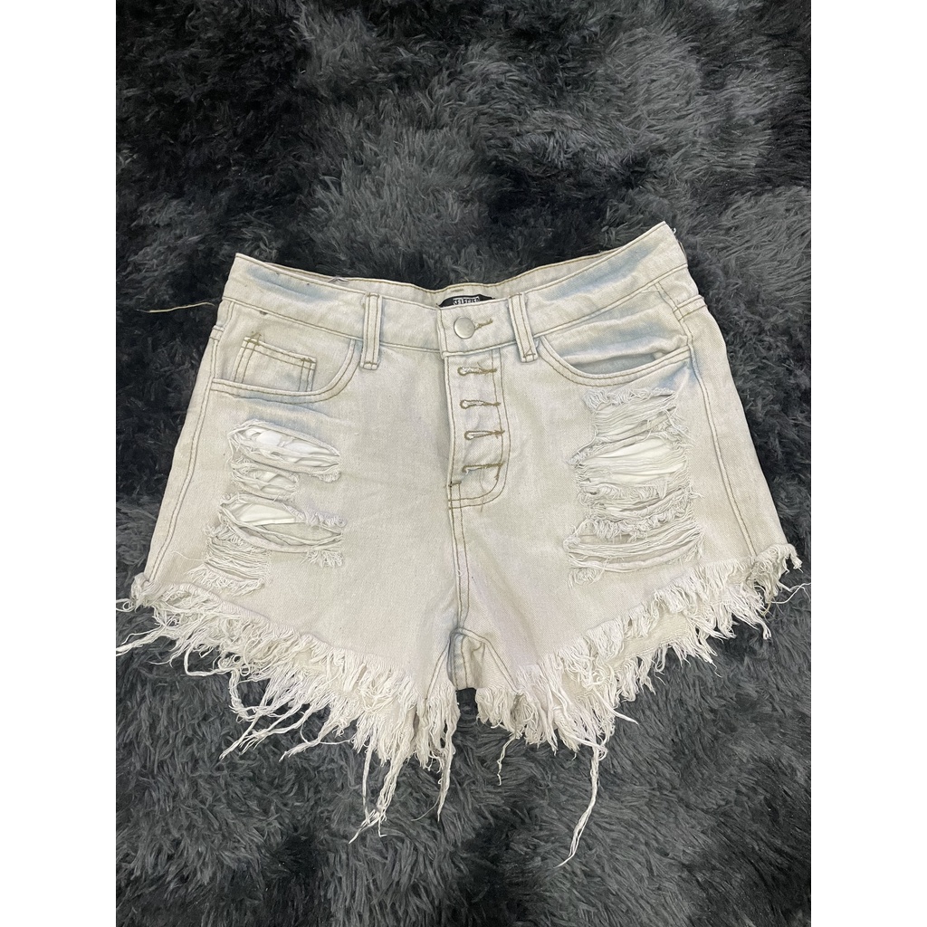 Quần short jean QC new, cá tính, không sợ bay màu, dãn jean