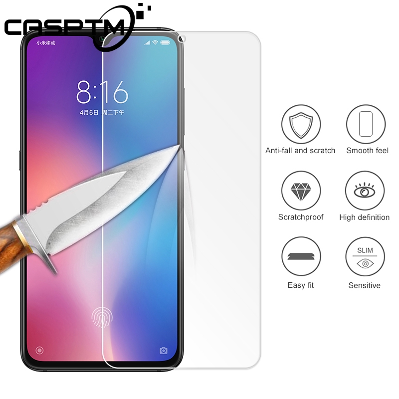 Miếng dán màn hình cường lực 2.5D cho Xiaomi Mi9 Mi9 Pro 5g Lite Mi 9t Pocophone F1 Play A3 A2 A1 Max3 Mi8 Mi3 Mi3