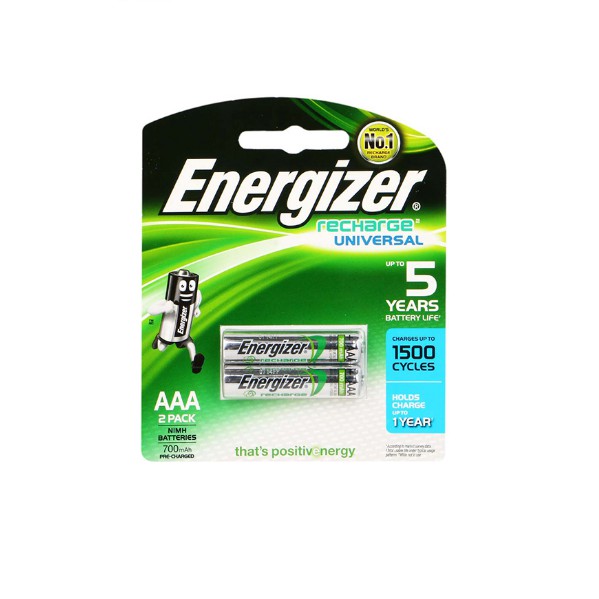 Pin sạc AAA HR03 Energizer Ni-Mh 1.2V 700 mAh vỉ 2 viên