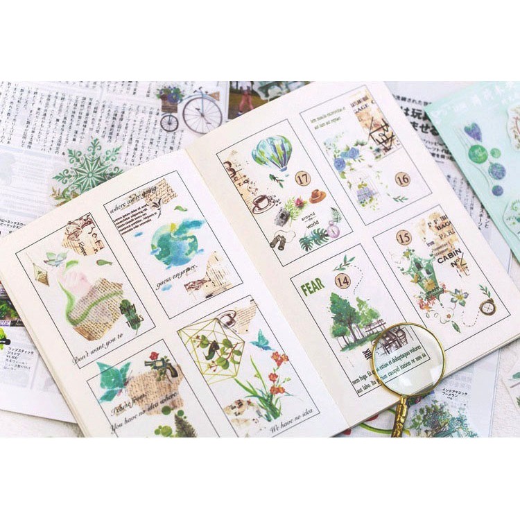 Gói 60 sticker giấy SG6006 Gachini