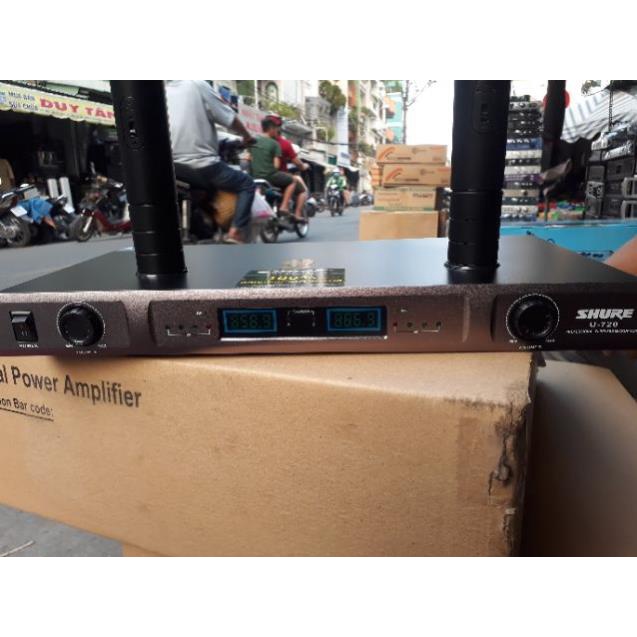 Micro không dây sạc pin shure 720