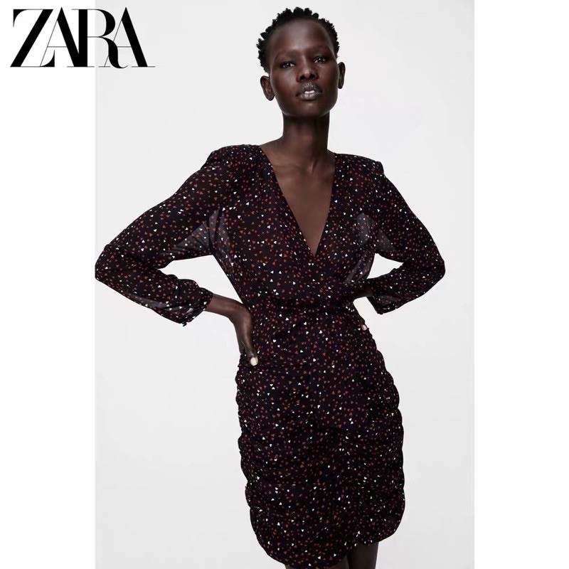 Váy voan hình trái tim Zarraa dư sịn, cắt tag