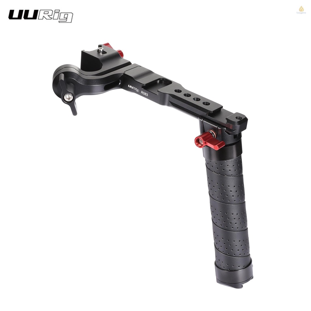 Tay Cầm Chống Rung Đa Năng UURig R083 Bằng Hợp Kim Nhôm Có Thể Gập Gọn 1/4 Inch Cho DJI Ronin RSC2