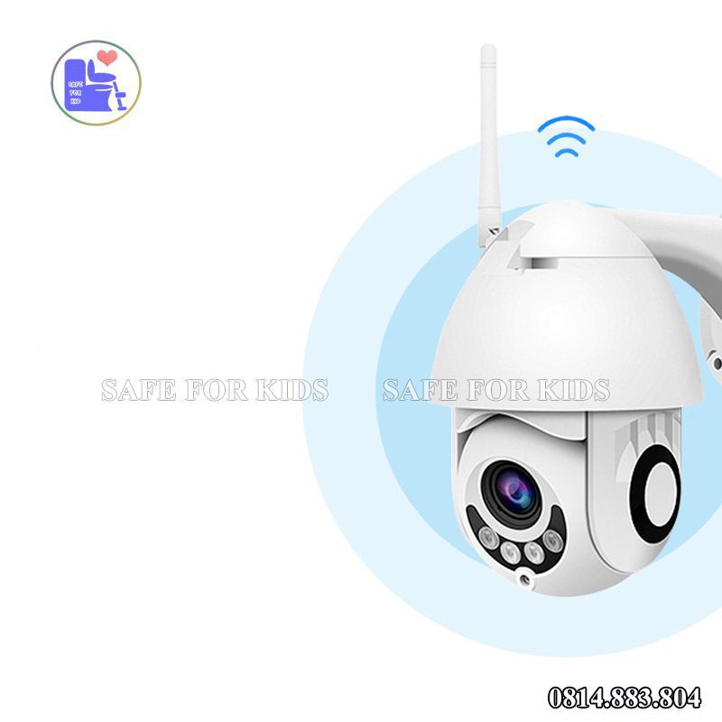 Camera Ngoài Trời Chống Nước Xoay 355 Độ Không Dây Giám Sát Hồng Ngoại, Kết Nối Điện Thoại | BigBuy360 - bigbuy360.vn
