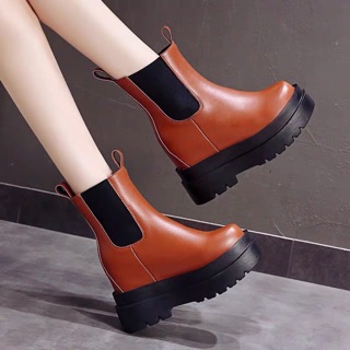 (Order) Giày da độn đế cao 10cm siêu chất [ VIDEO +ẢNH THẬT SHOP CHỤP]