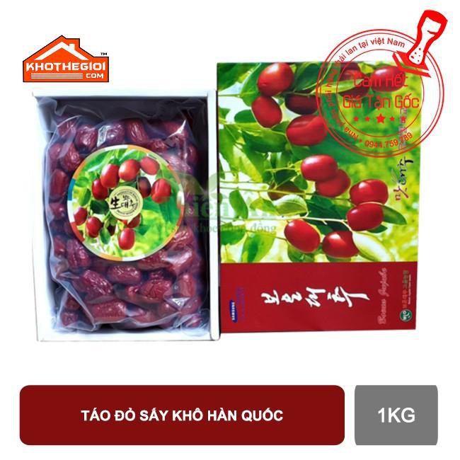 Táo đỏ sấy khô hàn quốc 1kg