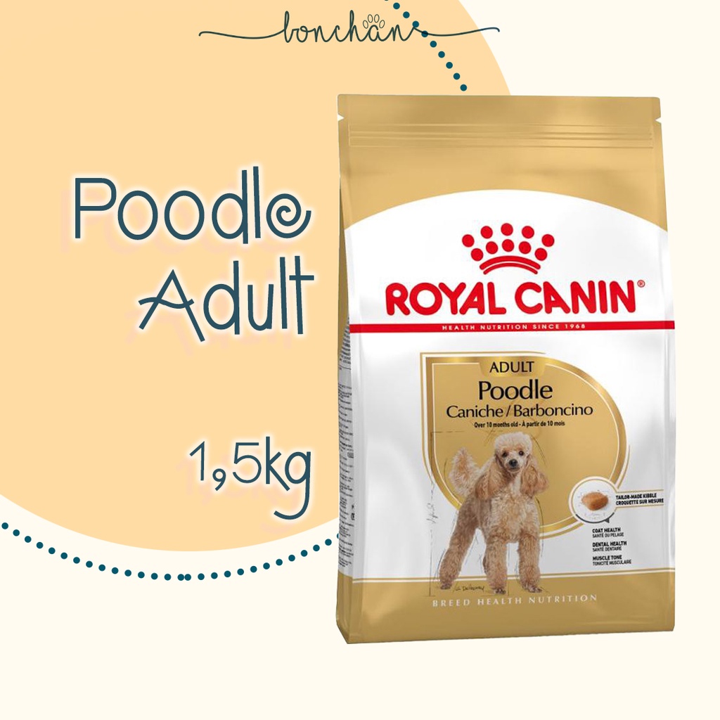 Hạt Royal Canin Poodle Adult - Hạt khô cho chó poodle trưởng thành túi 1,5kg