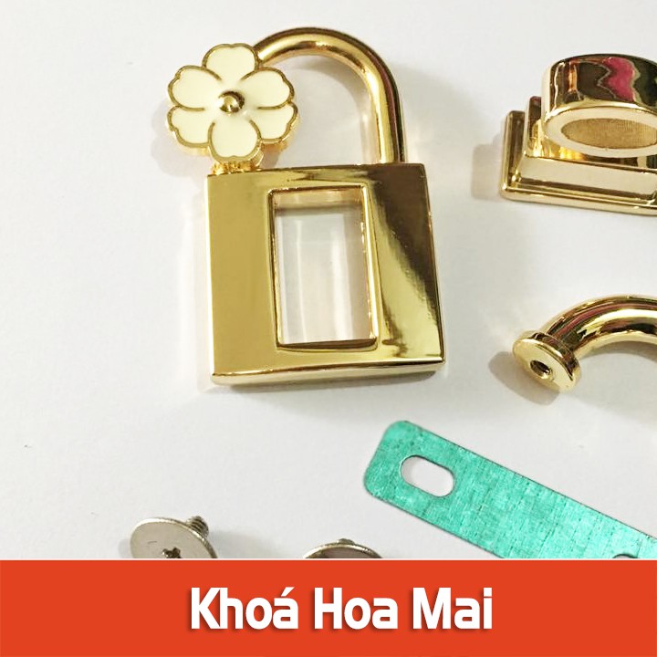 Khoá Hoa Mai - Loại Đẹp - Phụ kiện đan móc - phụ kiện thủ công handmde - Phụ kiện may mặc