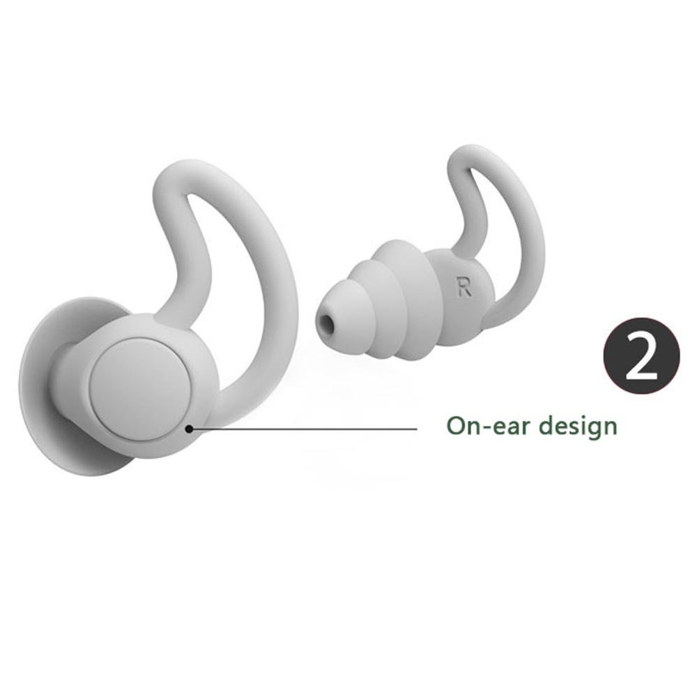 [Hàng mới về] Nút tai gel silicone mềm cách âm giảm ồn chống bụi thoải mái hỗ trợ giấc ngủ nhiều màu