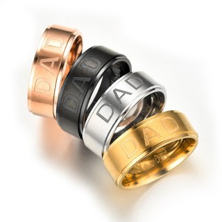 Nhẫn Nam Titan DAD Không Đen TT 1194