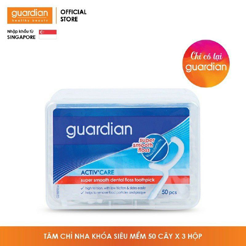 Chỉ nha khoa Guardian Dental Floss Pick 50 cây