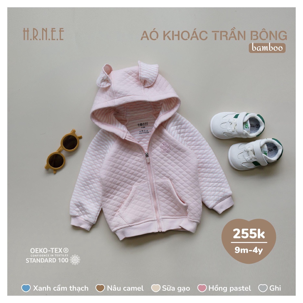 Áo khoác trần bông H.R.N.E.E