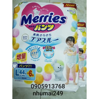 Bỉm quần Merries nội địa L50