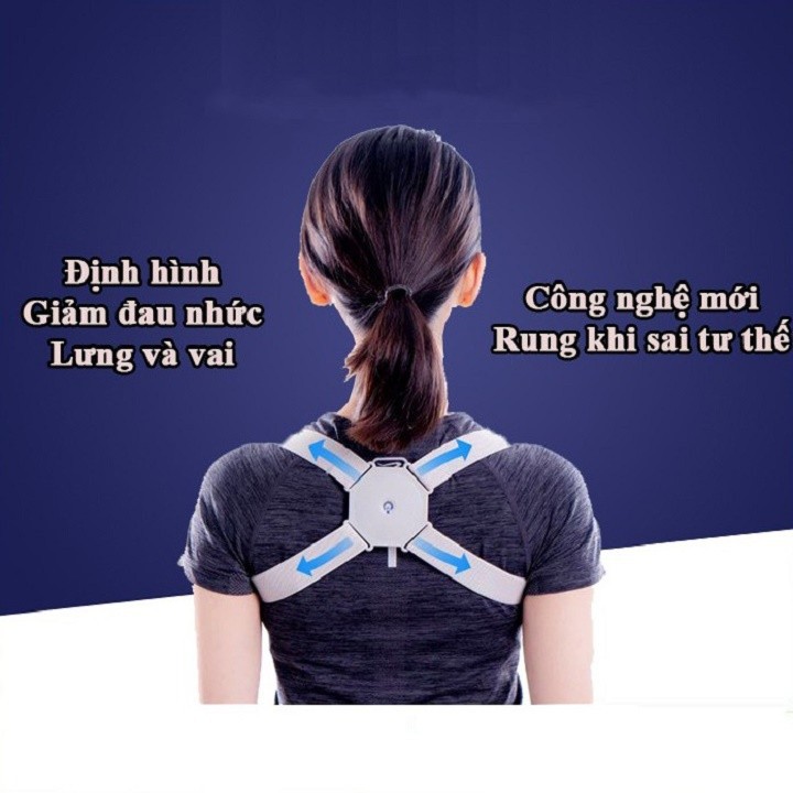 Đai lưng chống gù thông minh báo rung khi cúi người sai tư thế