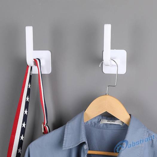 Móc dán tường, móc dính tường hình chữ L đa năng treo cuộn giấy, nắp nồi tiện lợi