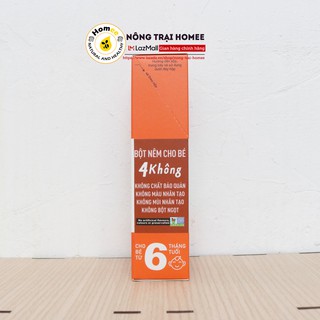 Bột nêm Cà Rốt & Phô mai dành cho bé ăn dặm VABY Hộp 48g (6 gói x 8g) - Gia vị nêm và rắc dành cho bé từ 6 tháng tuổi