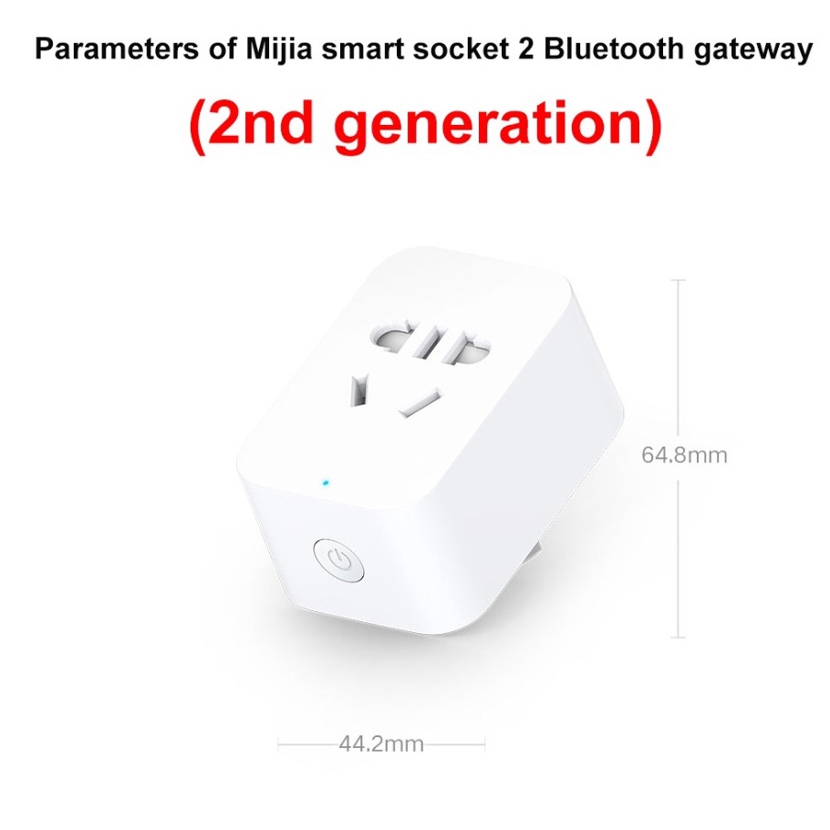 Ổ cắm điện thông minh Xiaomi Mijia Gen 2- Kết nối Wifi- Điều khiển qua App Mihome