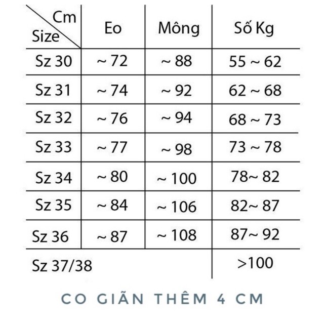 Quần Ngố Lửng Jeans SIZE ĐẠI Siêu Co Giãn - Lưng Cao Phom TO - Rách L Ngược