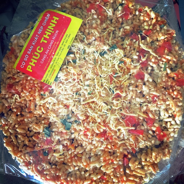 Bánh nếp chiên chà bông