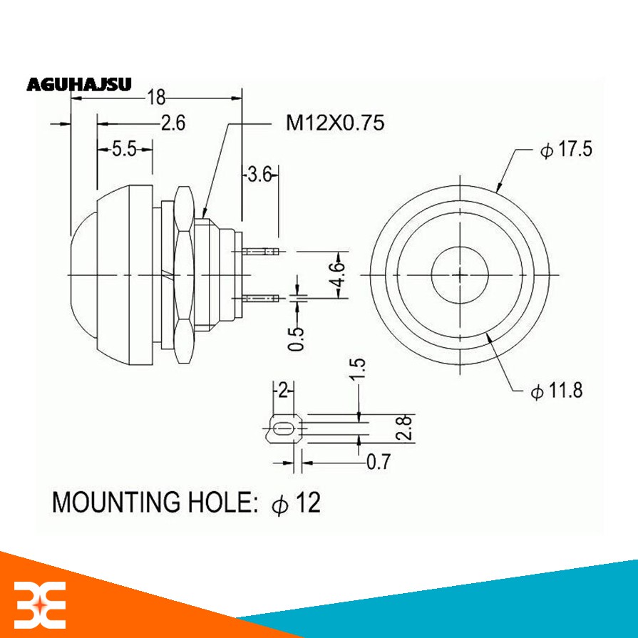 Còi Chíp 3-24vdc SFM-27