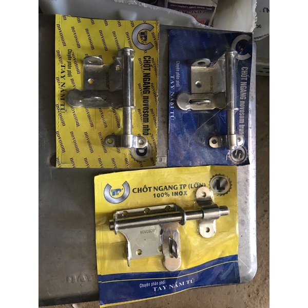 Chốt khoá inox nhỏ trung lớn