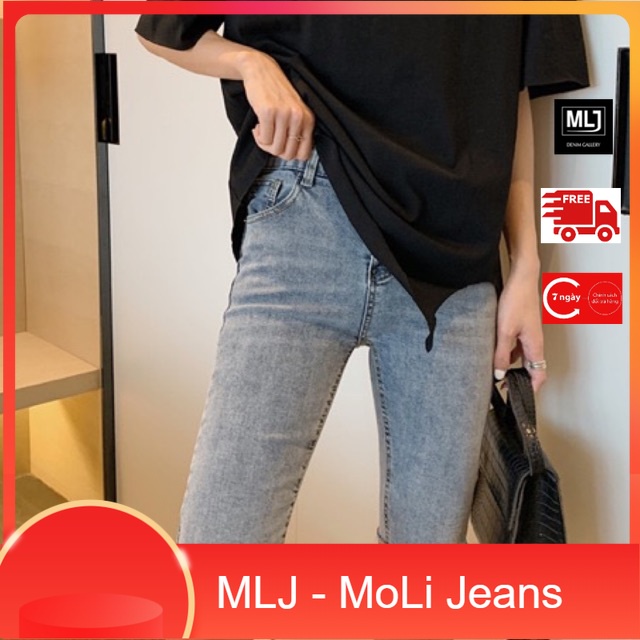 Quần jean ngố / lửng BIG SIZE lưng cao, co dãn mạnh đẹp
