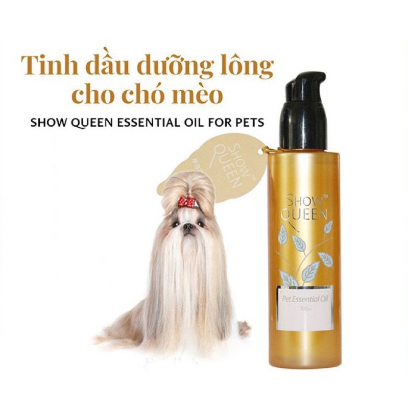 Tinh dầu dưỡng lông cho chó mèo ShowQueen