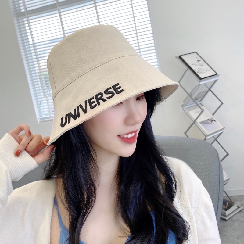 Mũ Bucket Trơn Nón Tai Bèo Vành Cụp Universefashion 412 Nhiều Màu Sắc Ulzzang Form Unisex Nam Nữ - Hazo