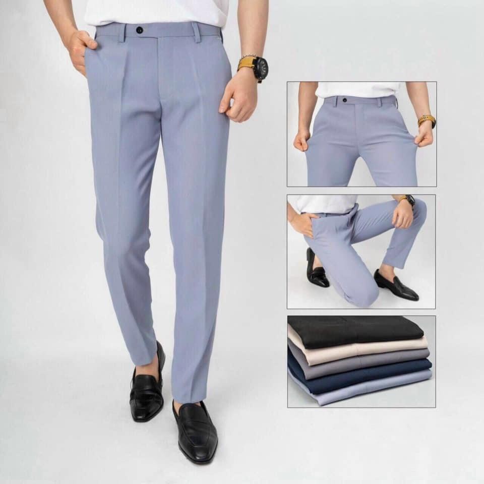 [ 6 Màu] Quần Tây Nam Hàn Quốc Dáng Ôm Công Sở - Quần Âu Nam Trơn Đẹp Chống Nhăn Chống Xù Co giãn- QA04-Gusta | BigBuy360 - bigbuy360.vn