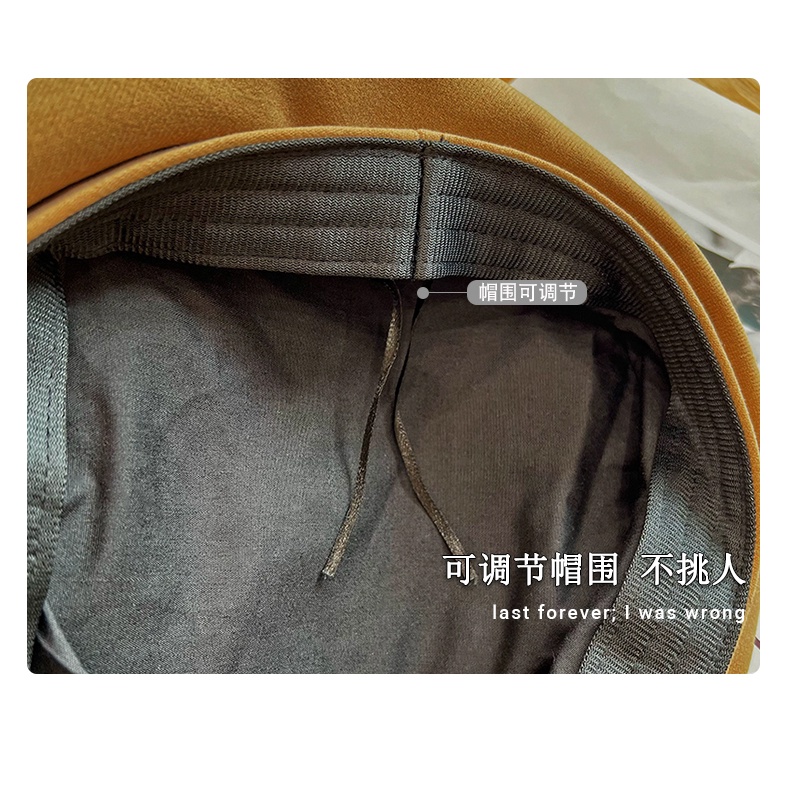 Mũ Nồi Vải Cotton In Hình Mèo Dễ Thương Phong Cách Hàn Quốc Thời Trang Thu Đông Cho Nữ