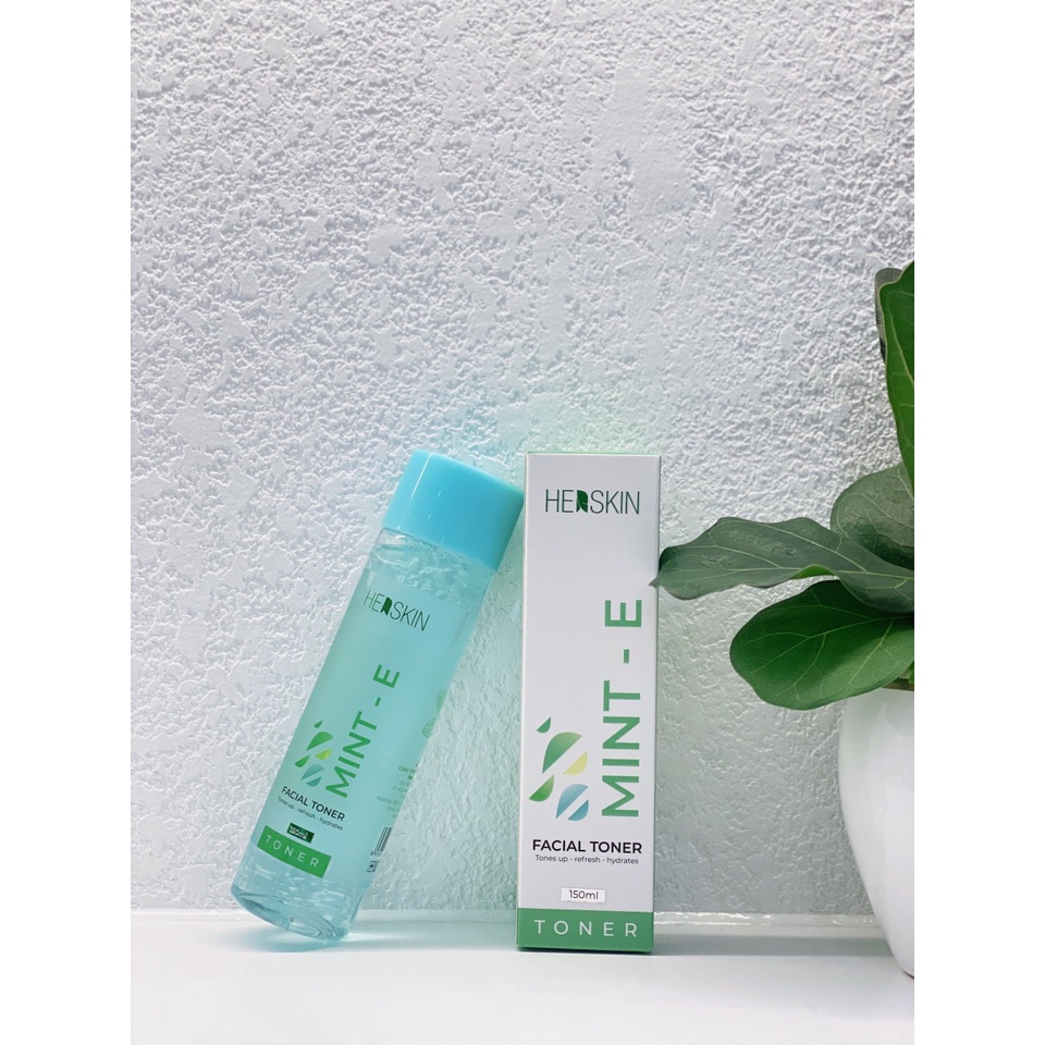 Nước Cân Bằng Da Toner HerSkin Facial Toner Mint E 150ml Cấp Ẩm Làm Dịu Da