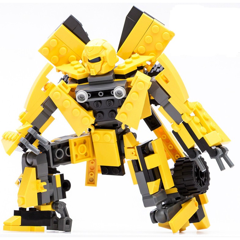 Bộ Xếp Hình Transformers GUDI 8711 Lắp Ghép Robot BumbleBee Cỡ Nhỏ!!