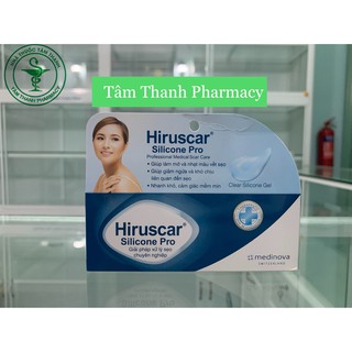 Hiruscar silicone pro mờ sẹo medinova (tuýp 10g)
