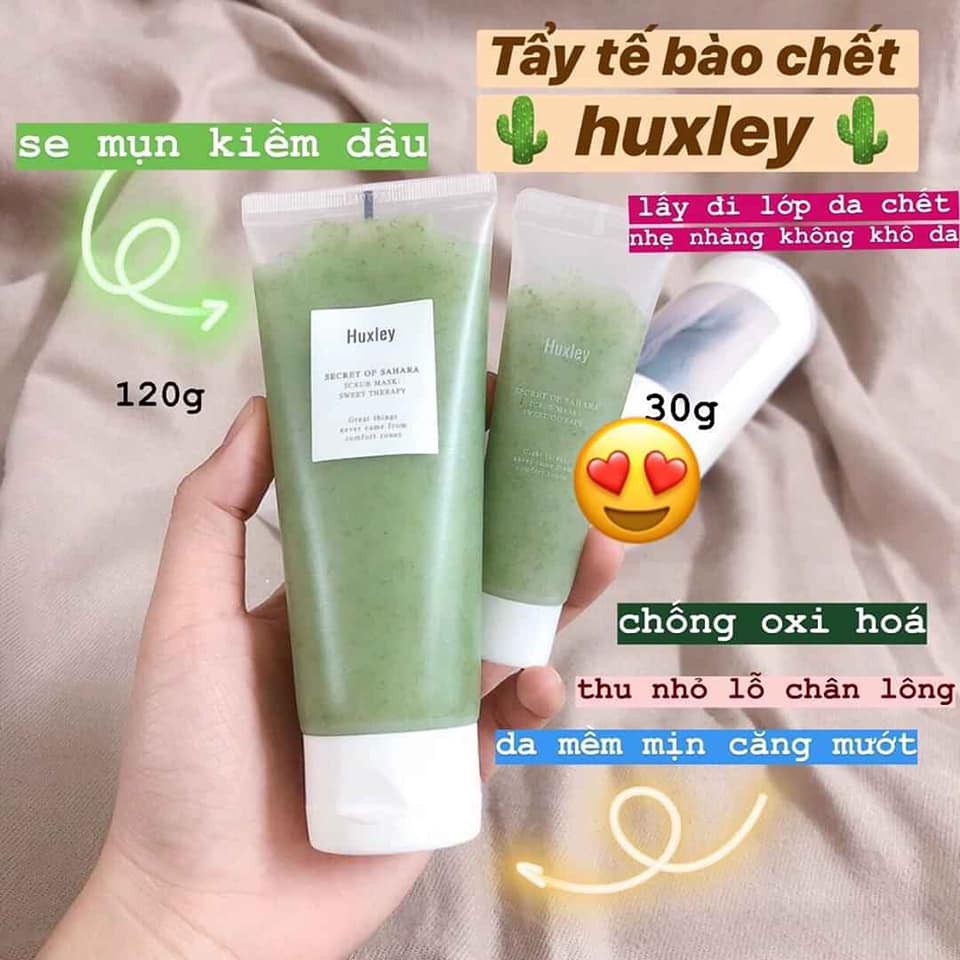 30g Tẩy Tế Bào Chết Chiết Xuất Từ Xương Rồng Huxley Secret Of Sahara Scrub Mask Sweet Therapy 30g