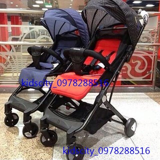 Xe đẩy trẻ em cao cấp gấp gọn dạng Vali kéo (Tặng kèm màn chống muỗi)